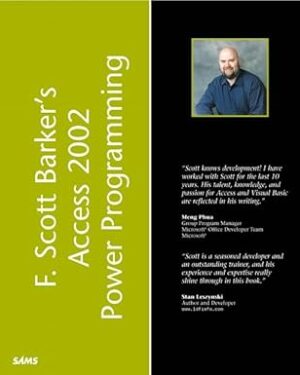 دانلود کتاب F. Scott Barker’s Microsoft Access 2002 Power Programming 1st Edition