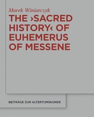 خرید کتاب The “Sacred History” of Euhemerus of Messene