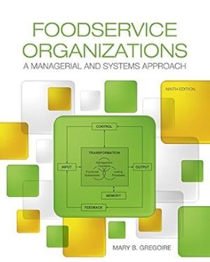 دانلود کتاب Foodservice Organizations: A Managerial and Systems Approach 9th Edition