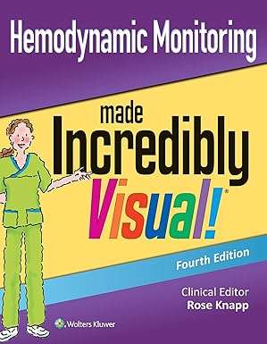 دانلود کتاب Hemodynamic Monitoring Made Incredibly Visual (Incredibly Easy! Series®) Fourth Edition